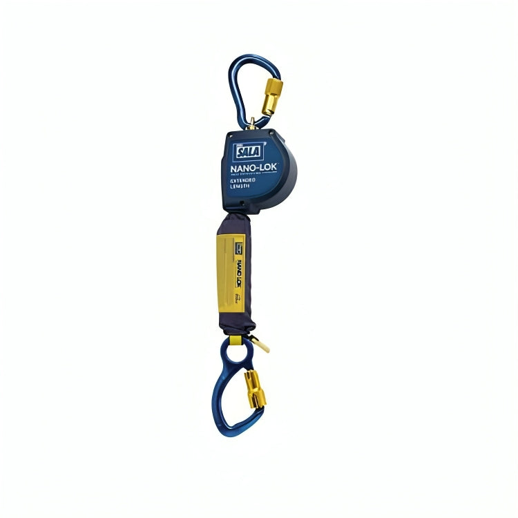 3M™ DBI-SALA® Nano-Lok™ Extended Length Self-Retracting Lifeline, 3101600, with Anchor Hook, web 10 ft (3 m) 
