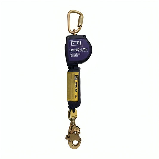 3M™ DBI-SALA® Nano-Lok™ Extended Length Self-Retracting Lifeline, 3101603, with Anchor Hook, 10 ft (3 m) web