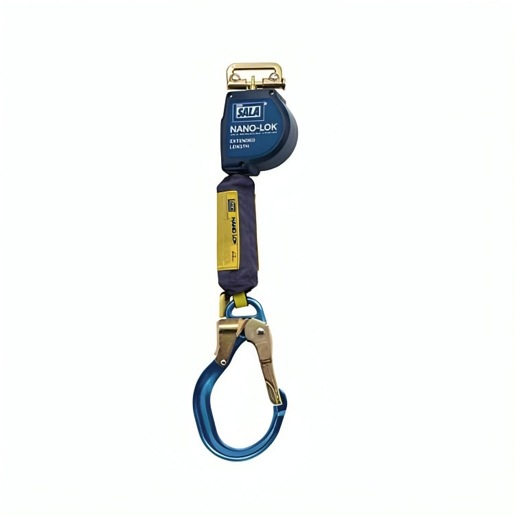 3M™ DBI-SALA® Nano-Lok™ Extended Length Self-Retracting Lifeline, 3101606, Quick Connect, 9 ft (2.74 m) web