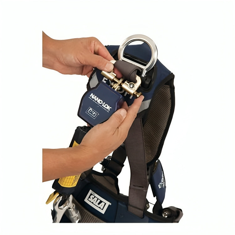 3M™ DBI-SALA® Nano-Lok™ Extended Length Self-Retracting Lifeline, 3101606, Quick Connect, 9 ft (2.74 m) web, 1