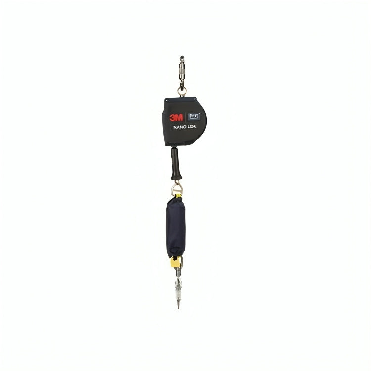 3M™ DBI-SALA® Nano-Lok™ Extended Length Self-Retracting Lifeline, 4.5 m Stainless Steel Cable 3501697, 1 EA, 1