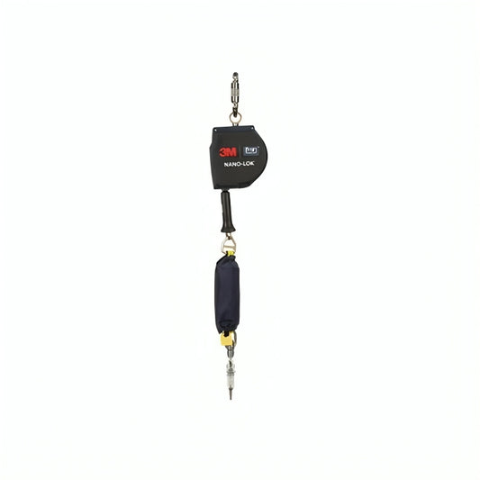 3M™ DBI-SALA® Nano-Lok™ Extended Length Self-Retracting Lifeline, 4.5 m Stainless Steel Cable 3501697, 1 EA, 1