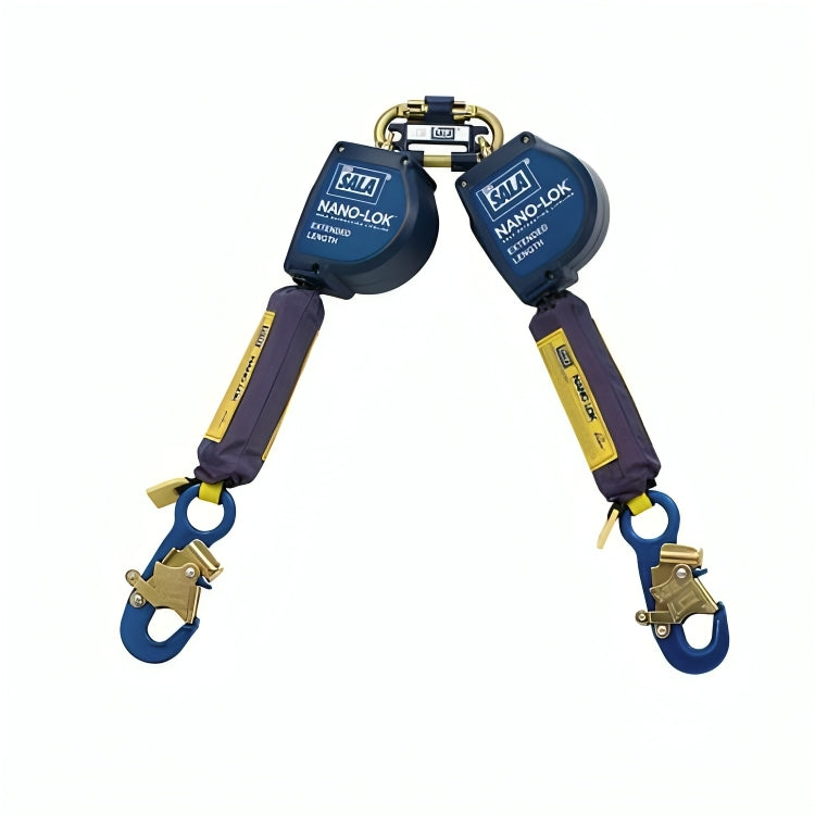  3M™ DBI-SALA® Nano-Lok™ Extended Length Self-Retracting Lifeline with Anchor Hook 3101610, Web, 9 ft (2.7 m)