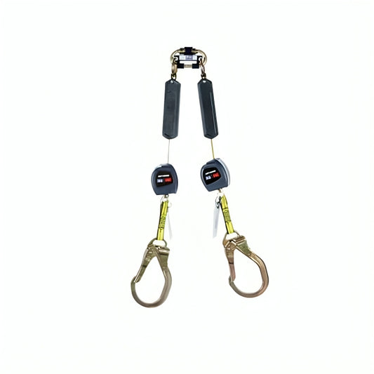 3M™ DBI-SALA® Nano-Lok™ Personal Self-Retracting Lifeline 3101198, Twin-leg, Web, 6 ft. (1.8m), 1 EA