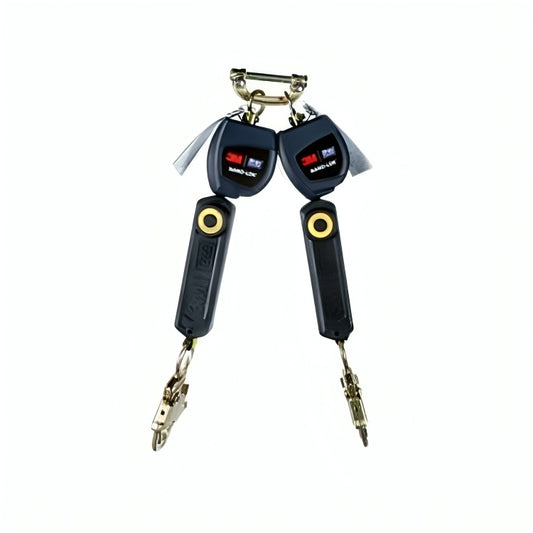 3M™ DBI-SALA® Nano-Lok™ Personal Self-Retracting Lifeline 3101285, Twin-leg, Web, 6 ft. (1.8m), 1 EA