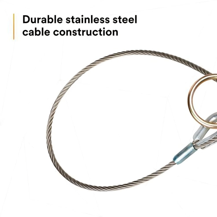3M™ DBI-SALA® Pass-Thru Cable Tie-Off Adapter Anchor 5900550C, Stainless Steel, Flemish Eye, 4 ft (1.2 m),2