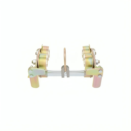  3M™ DBI-SALA® Rollgliss™ I-Beam Trolley, 2103143C, Yellow Zinc, 11.6 in x 8.8 in x 8.4 in (29 cm x 22.3 cm x 21.3 cm), 1