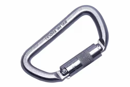 3M™ DBI-SALA® Self-Closing/Triple Locking Carabiner 2000159, Zinc Plated Steel, 19 mm Gate