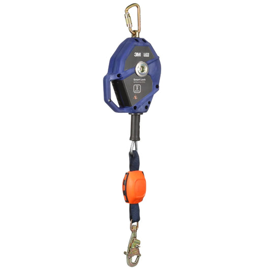 3M™ DBI-SALA® Smart Lock Leading Edge Self-Retracting Lifeline – Galvanized Cable 3503802, blue, 20 ft (6.1 m)