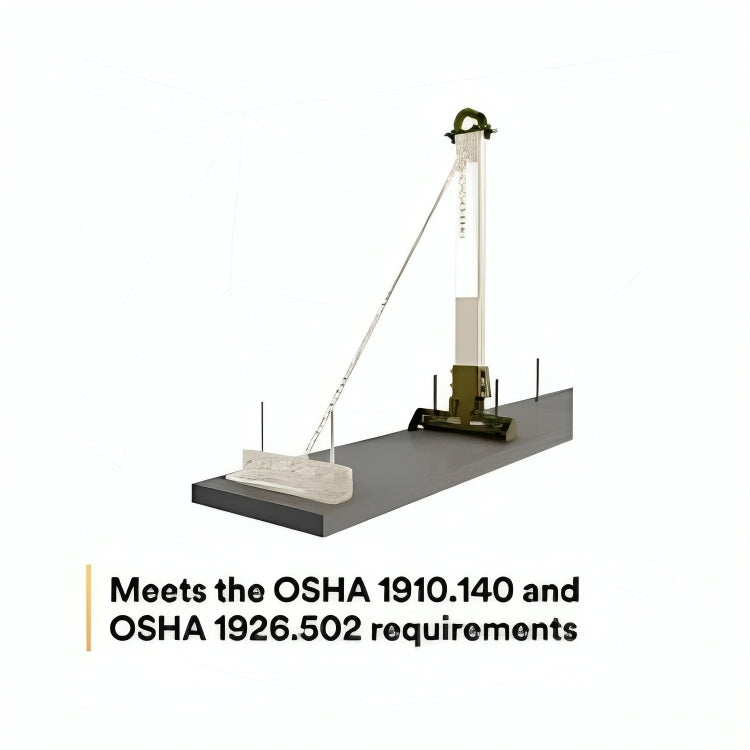 3M™ DBI-SALA® Temporary Rebar/Shear Stud Horizontal Lifeline Intermediate Retro-Fit Kit, 7400054, 5