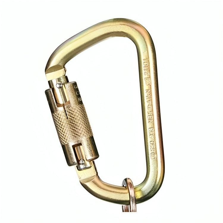 3M™ Double Locking Snap Hook 2000161, Clear Zinc Plated Steel, 3600 lb (1632.9 kg) Gate, Throat, 3/4 in (19 mm)