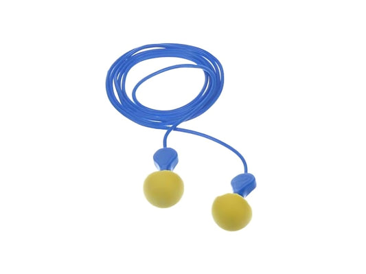3M™ E-A-R™ Express Pod Plugs Earplugs, Metal Detectable, Corded - 400 pairs Per Case, 1