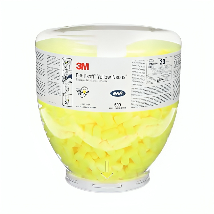 3M_E-A-RsoftYellowNeonsOneTouchRefill_CSAClassAL_Uncorded_391-1004