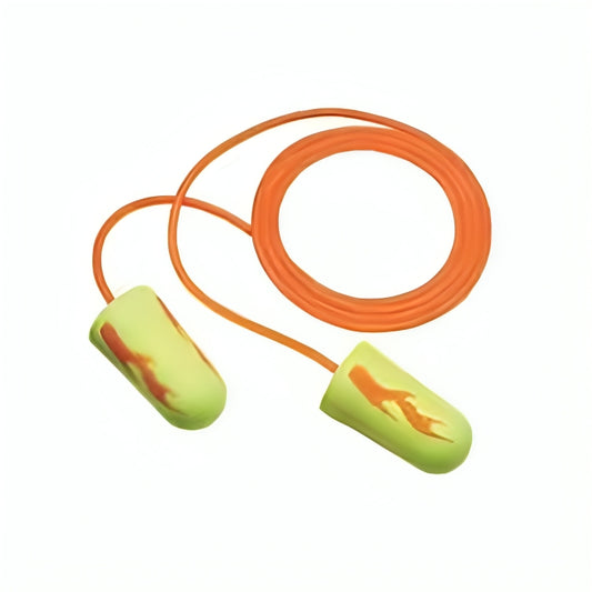 3M™ E-A-Rsoft Yellow Neon Blasts Earplugs, Corded - 1000 pairs per case