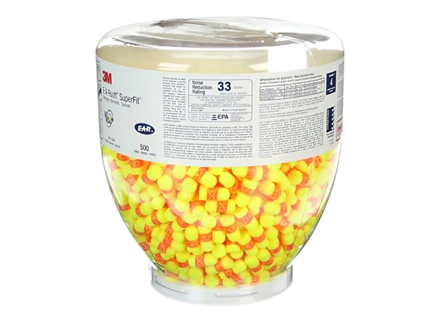 3M™ E-A-Rsoft Yellow Neons Blast One Touch Dispenser Refill - 2000 pairs per case, 1
