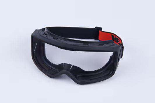 3M™ GoggleGear™ Protective Goggle 3000 Series GG3301-SGAF, TPV Shroud, Clear Scotchgard™ AF/AS Lens, Premium Cloth Strap - 10 Per Case