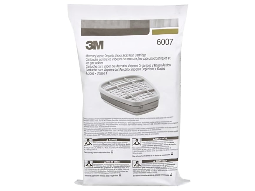 3M™ Mercury Vapour, Organic Vapour, and Acid Gas Cartridge, 3