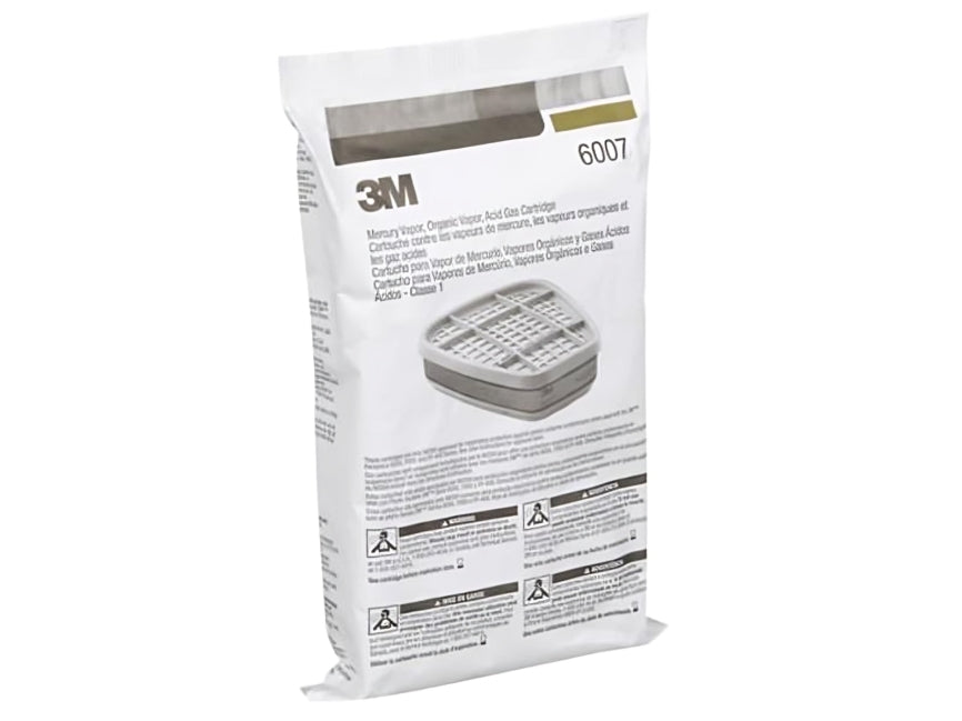 3M™ Mercury Vapour, Organic Vapour, and Acid Gas Cartridge, 6