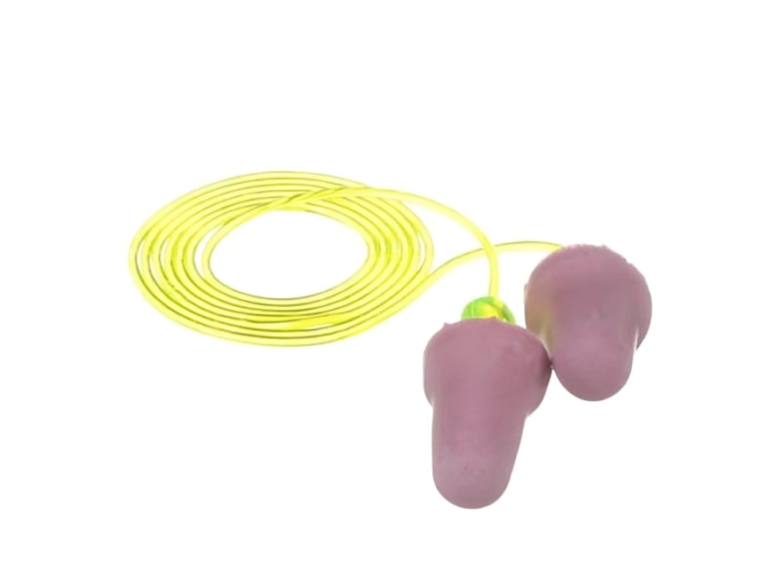 3M™ No-Touch Foam Plugs, Purple, Corded - 400 Pairs Per Case, 1