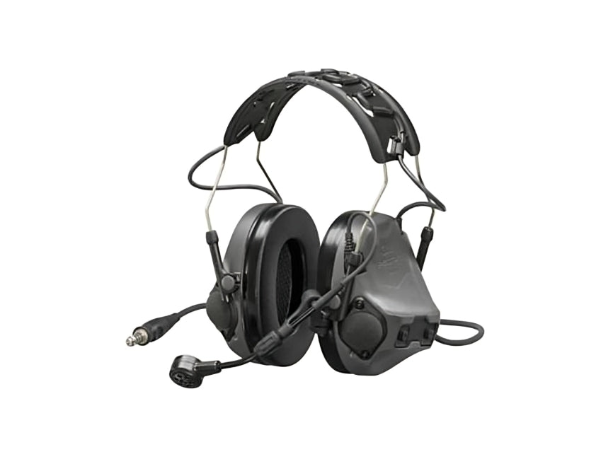 3M™ PELTOR™ ComTac™ VIII Single Comm Headset, Nexus™ 4-Con, Charcoal Grey