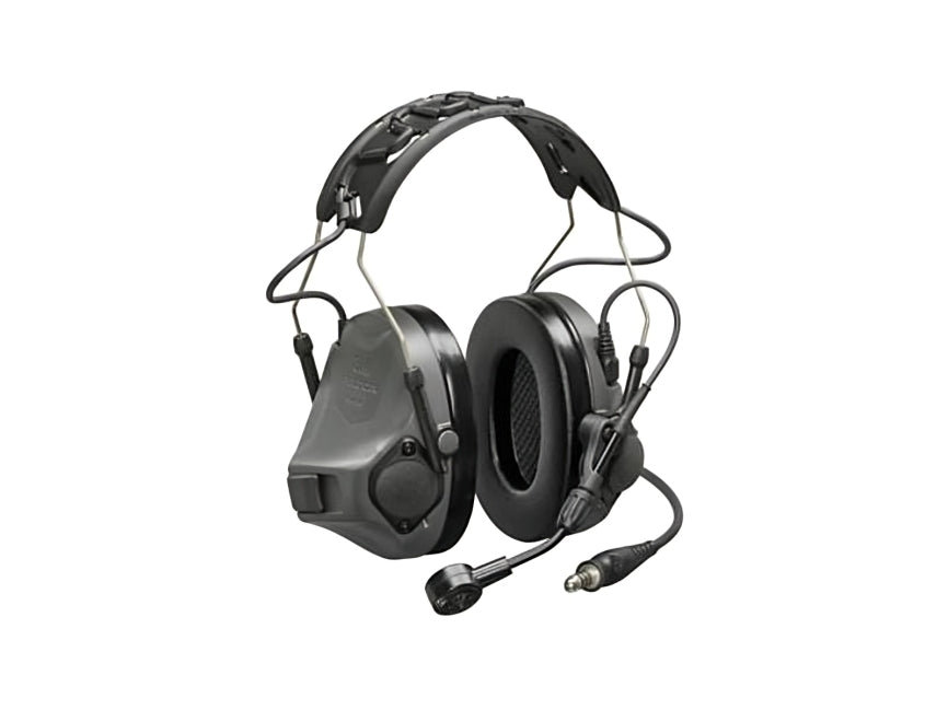 3M™ PELTOR™ ComTac™ VIII Single Comm Headset, Nexus™ 4-Con, Charcoal Grey, 1