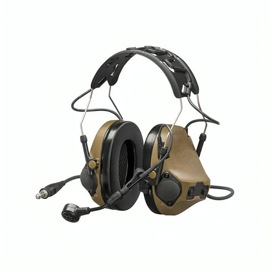  3M™ PELTOR™ ComTac™ VIII Single Comm Headset, Nexus™ 4-Con, Coyote Brown