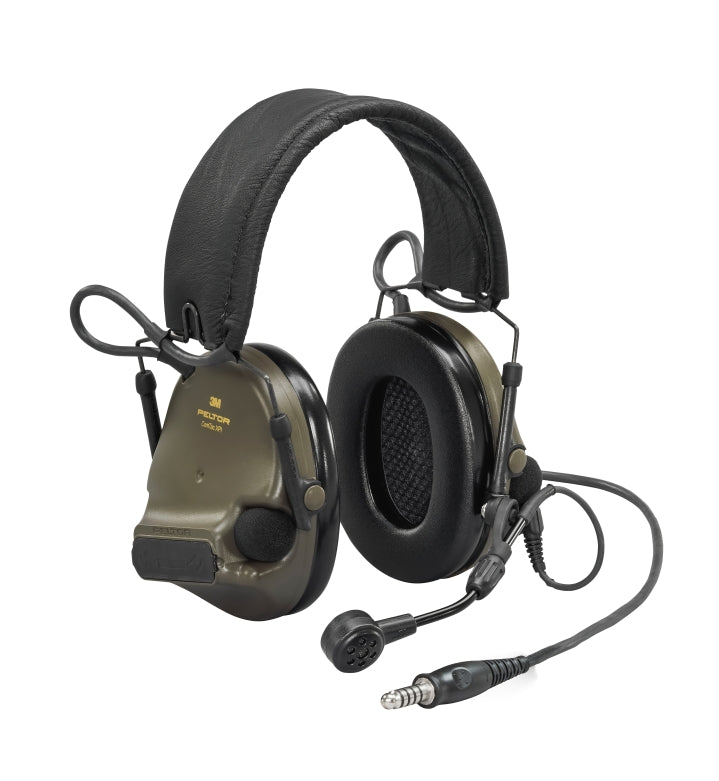 3M™ PELTOR™ ComTac™ XPI headset, 5 pole Connector, Green, CE