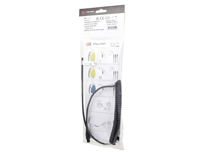 3M™ PELTOR™ FLX2 Cable, Curly Open End, 6