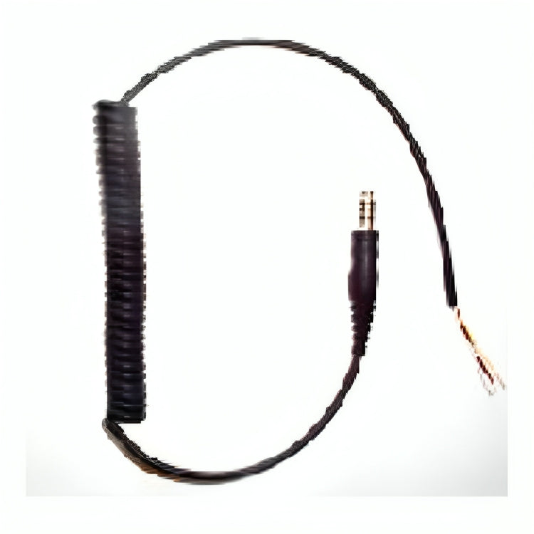 3M™ PELTOR™ Headset Curly Cable Downlead with 4-Pole Molded Plug
