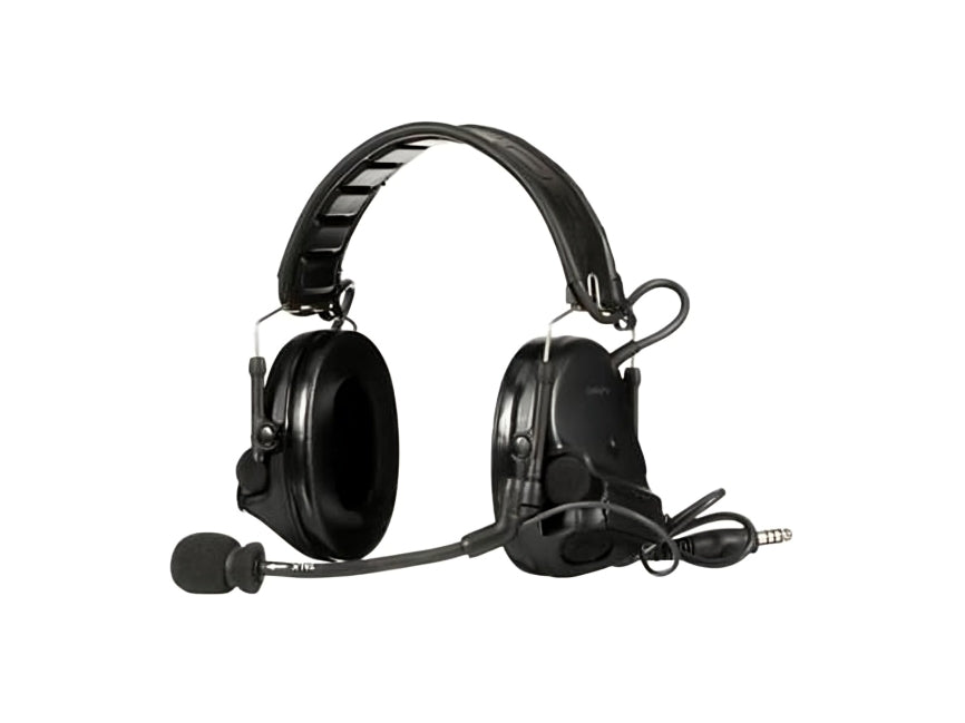 3M™ PELTOR™ SwatTac™ V Headset, Foldable, Single Lead, Standard Dynamic Mic, NATO Wiring, Black , 1