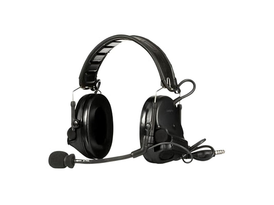 3M™ PELTOR™ SwatTac™ V Headset, Foldable, Single Lead, Standard Dynamic Mic, NATO Wiring, Black , 1