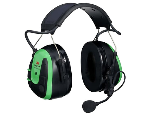 3M™ PELTOR™ WS™ ALERT™ XPV Headset, App, Green, Headband, Solar Powered, MultiPoint Bluetooth