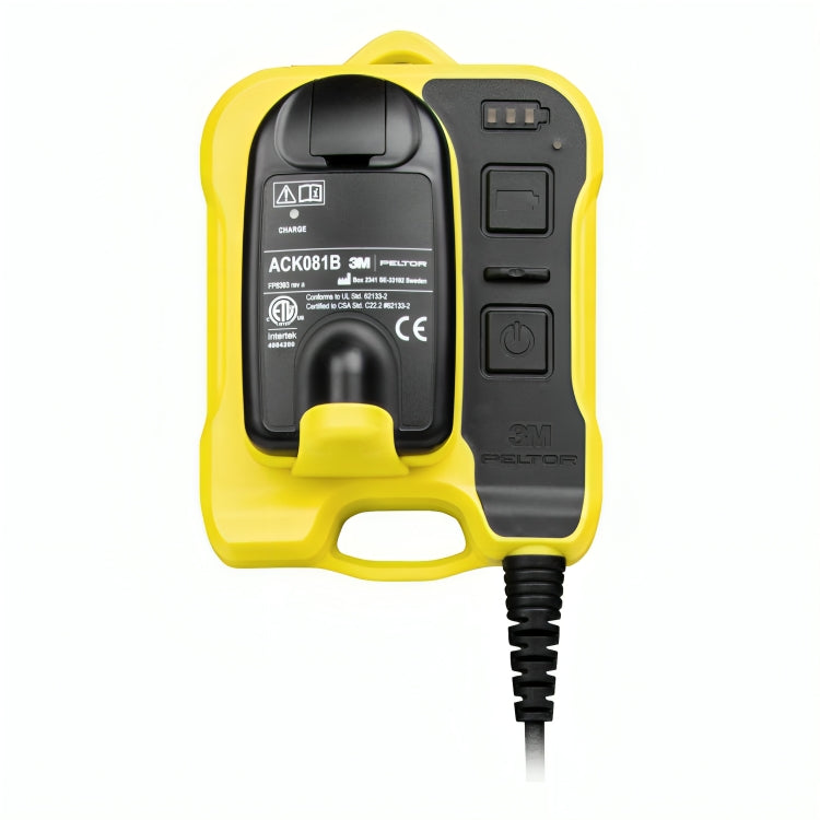 3M™ PELTOR™ WS™ Adapter, Ground Mechanic, Yellow, Chargeable Battery
