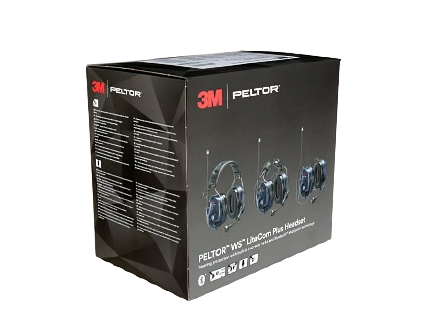 3M™ PELTOR™ WS LiteCom Plus Headset, Helmet Attached, NRR 25, CSA Class A, 3