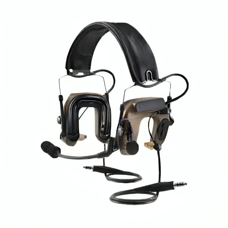 3M™ Peltor™ ComTac™ IV Hybrid Communication Headset, Dual Comm, Flexi Boom Mic, Coyote Brown