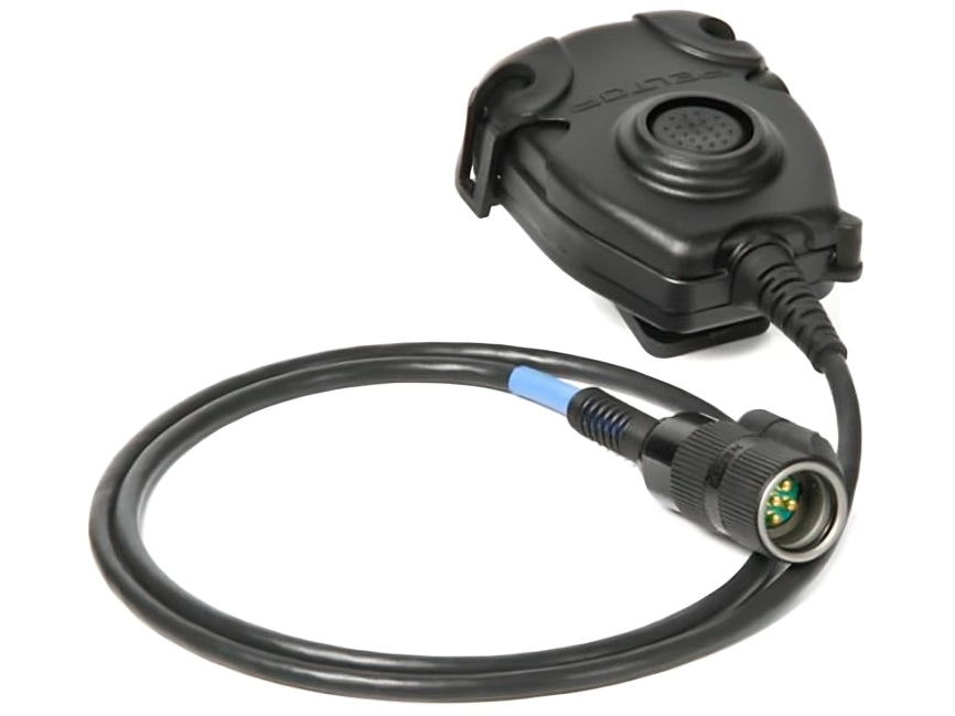 3M™ Peltor™ Push-To-Talk (PTT) Adapter Military Radios, with 6-PIN MIL-C-55116 Connector 