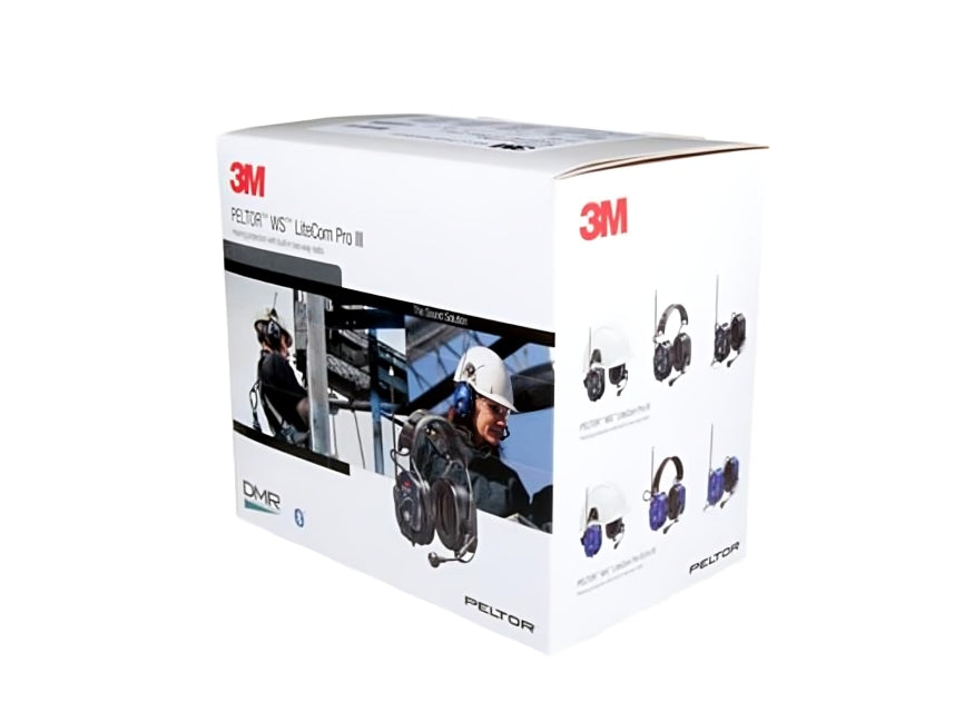 3M™ Peltor™ WS LiteCom PRO III Headset, NRR 25 DB, Neckband, CSA Class A, 1