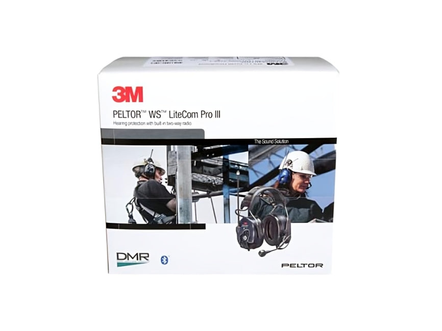 3M™ Peltor™ WS LiteCom PRO III Headset, NRR 25 DB, Neckband, CSA Class A, 2