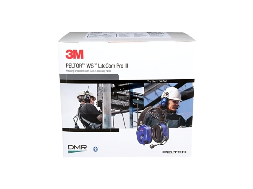 3M™ Peltor™ WS LiteCom PRO III Headset, NRR 25 DB, Neckband, CSA Class A, 3