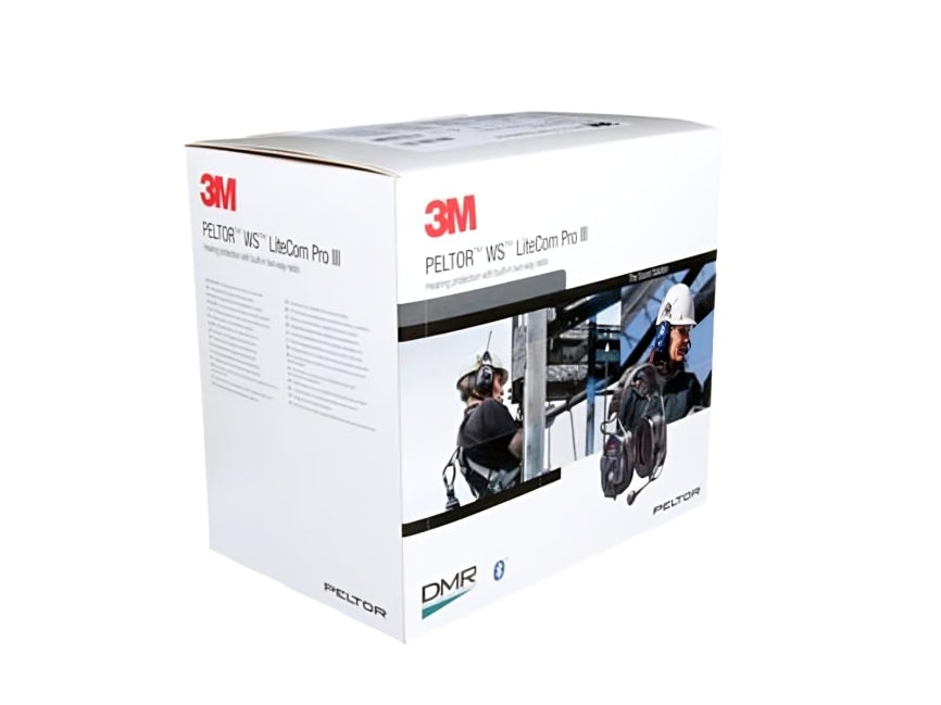 3M™ Peltor™ WS LiteCom PRO III Headset, NRR 25 DB, Neckband, CSA Class A, 4