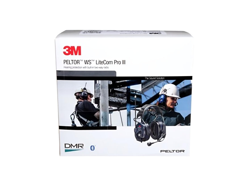 3M™ Peltor™ WS LiteCom PRO III Headset, NRR 28 DB, Headband, Intrinsically Safe, CSA Class AL, 2