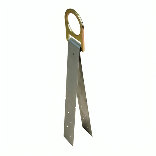  3M™ Protecta® Permanent Ridge Roof Anchor, 2103678C, Permanent, Silver, 17 in x 40 in x 0.6 in (43 cm x 102 cm x 1.5 cm)