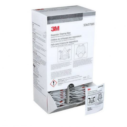 3M™ Respirator Cleaning Wipe, 504, alcohol-free - 100 Per Box