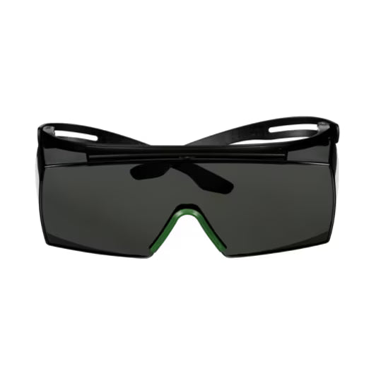 3M™ SecureFit™ 3700 Series Safety Glasses SF3730AS-BLK, Black Temple, IR 3.0 Grey OTG Anti-Scratch Lens, 10/Case