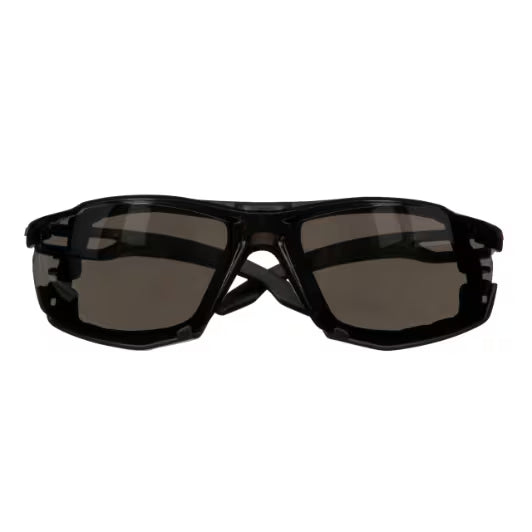 3M™ SecureFit™ 500 Series Safety Glasses SF502SGAF-BLK-FM, Black, Scotchgard™ Anti-Fog Coating, Grey AF-AS Lens, Fm Gskt - 20 Per Case