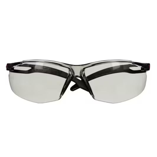 3M™ SecureFit™ 500 Series Safety Glasses SF507SGAF-BLK, Black, Scotchgard™ Anti-Fog Coating, IO Grey AF-AS Lens - 20 Per Case