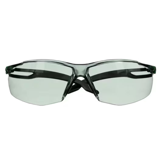 3M™ SecureFit™ 500 Series Safety Glasses SF517AF-GRN, Black/Green, IR 1.7 Grey AF-AS Lens - 20 Per Case