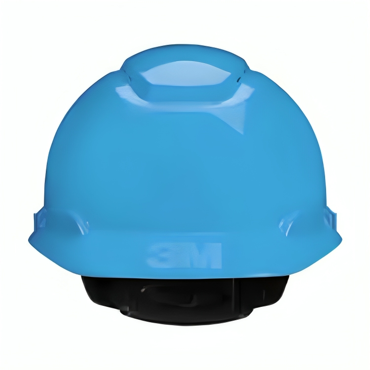 3M_SecureFit_HardHat_Blue_Vented_4-PointPressureDiffusionRatchetSuspension_withUVicator_H-703SFV-UV-20PerCase