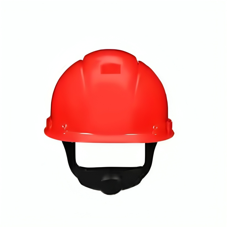 3M_SecureFit_HardHat_Red_4-PointPressureDiffusionRatchetSuspension_withUvicator_H-705FR-UV-20PerCase