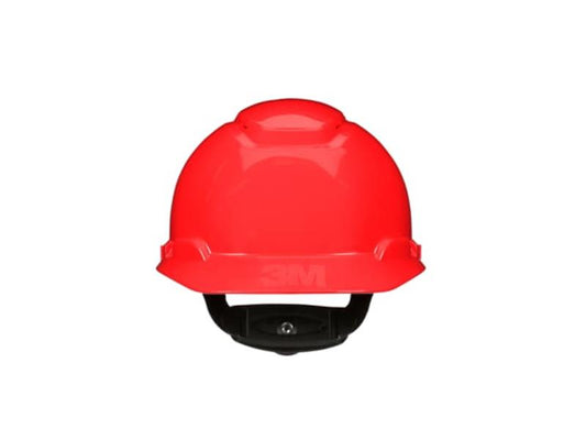 3M™ SecureFit™ Hard Hat, Red, Vented, 4-Point Pressure Diffusion Ratchet Suspension, With Uvicator - 20 Per Case
